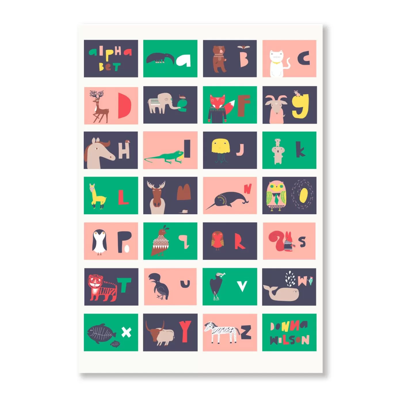 Alphabet Poster^Donna Wilson Sale