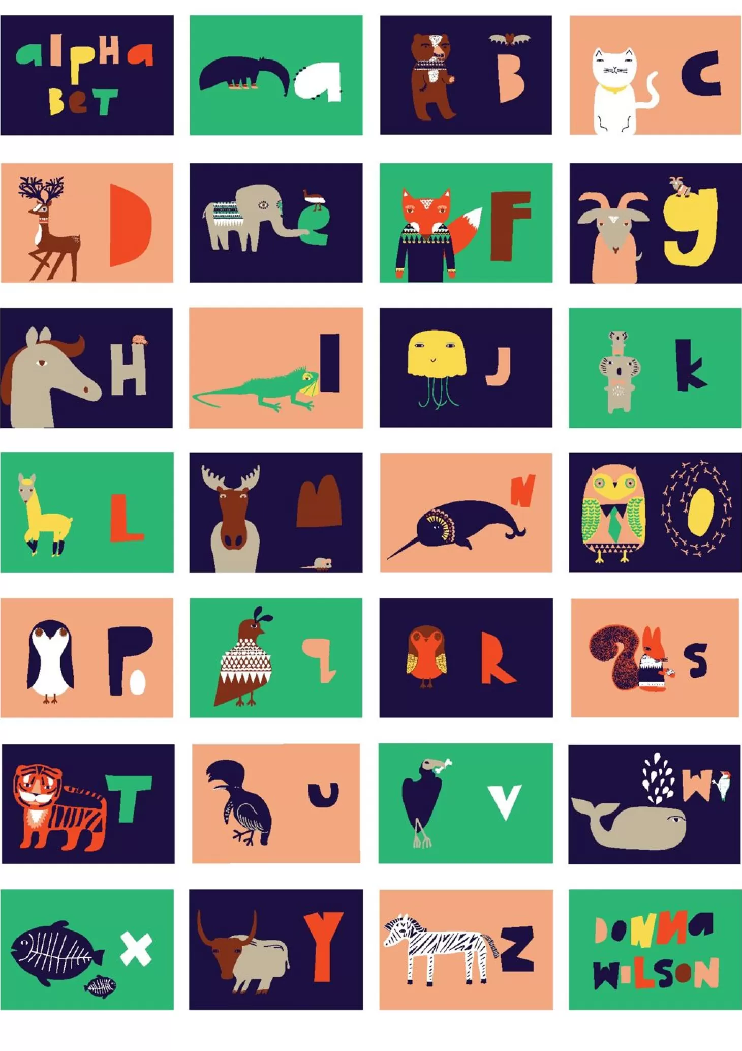 Alphabet Poster^Donna Wilson Sale