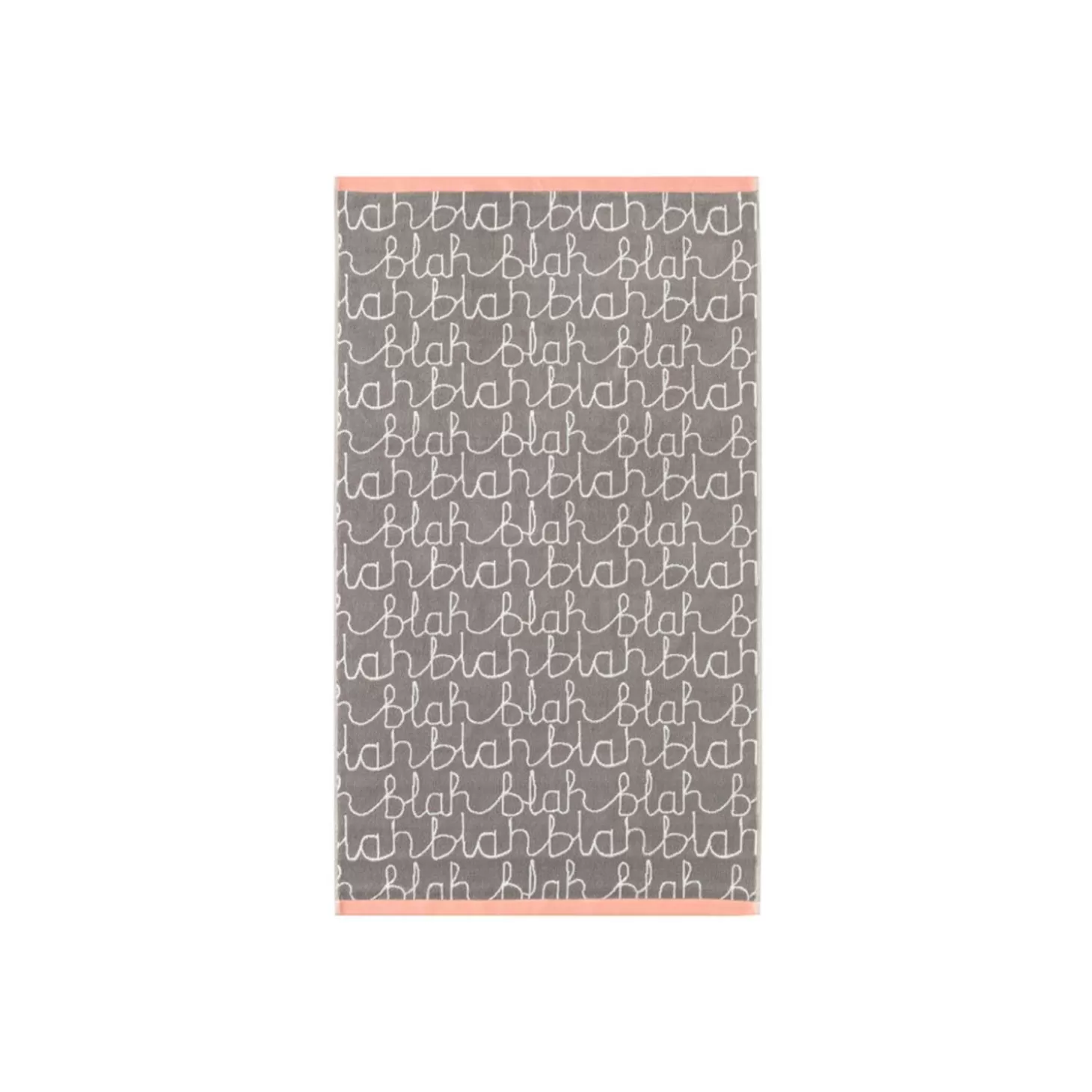 Blah Blah Towels - Grey^Donna Wilson Online