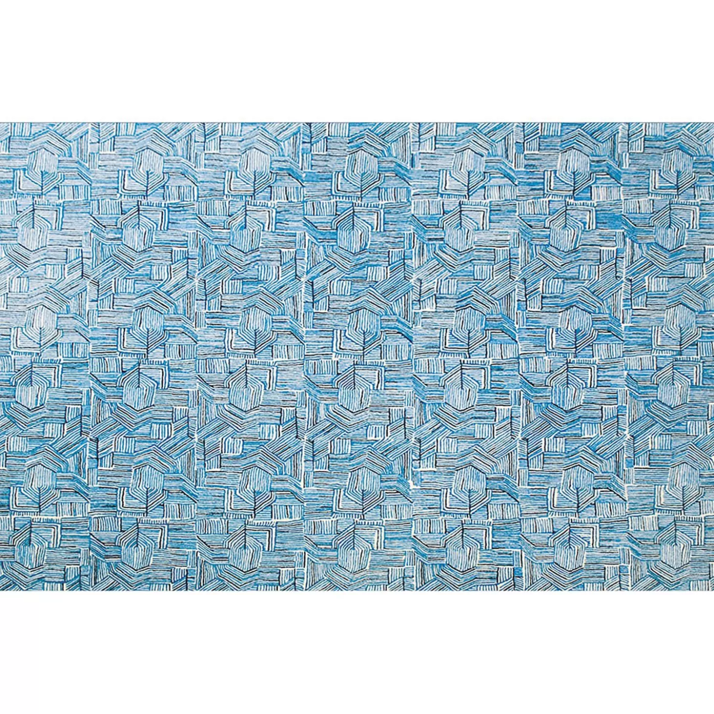 Blue Line Rug^Donna Wilson Best Sale