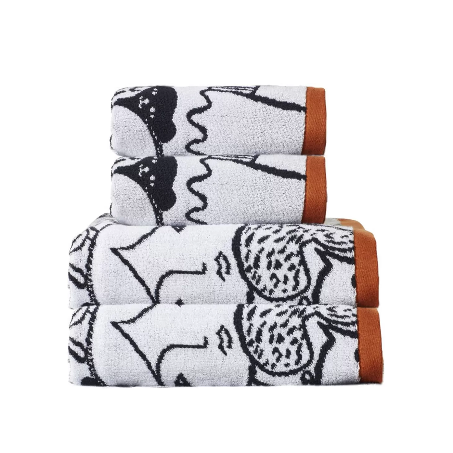 Folk Towels Hand & Bath Towel Set^Donna Wilson Discount