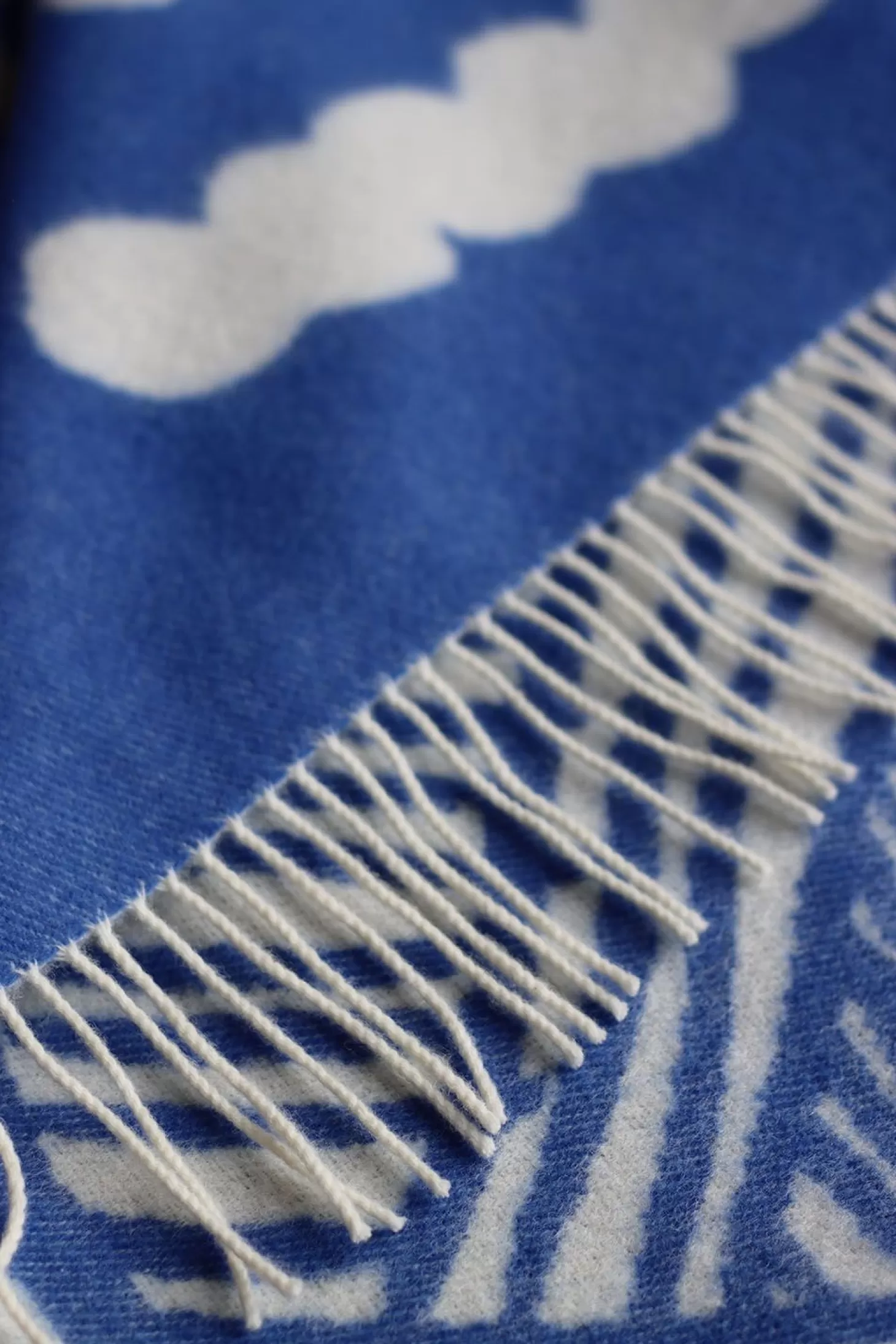 Forager Throw - Blue & White^Donna Wilson Discount