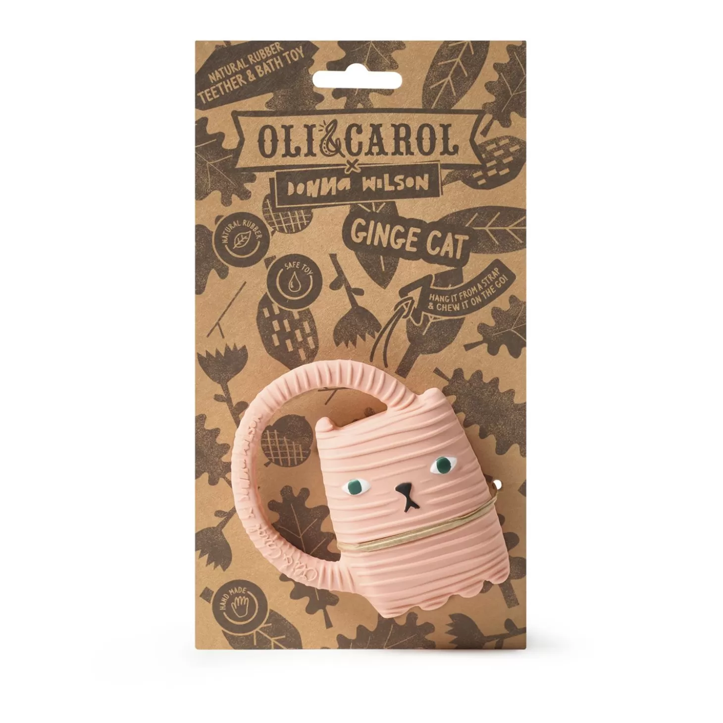 Ginge Cat Teether - Oli & Carol X ^Donna Wilson Outlet