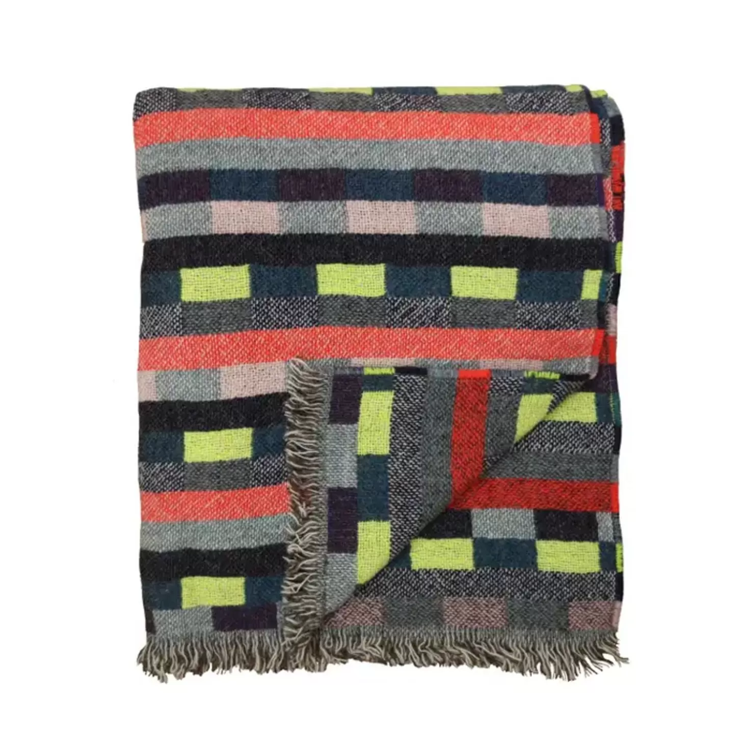 Glitch Woven Throw - Denim Blue^Donna Wilson Cheap