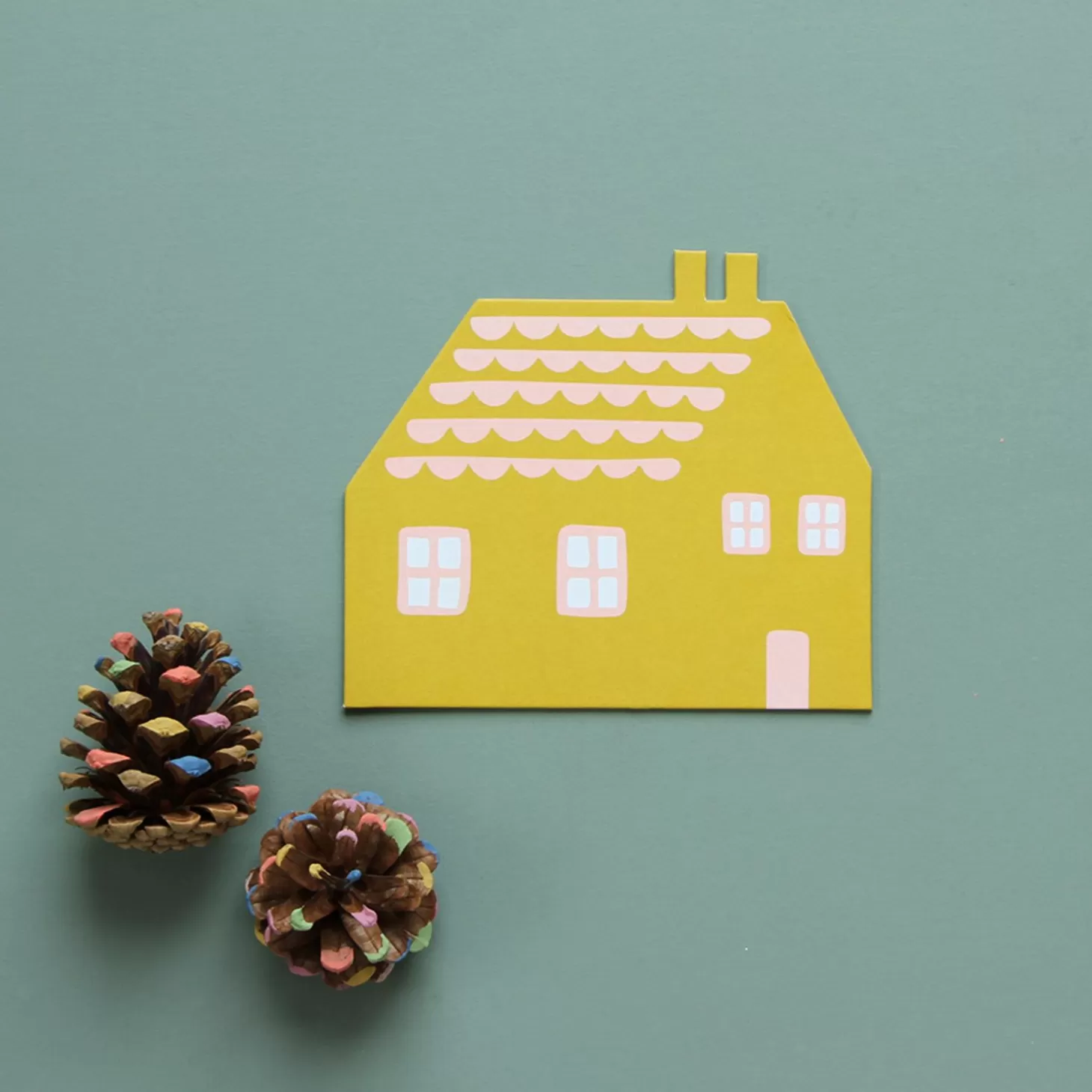 House Shaped Card^Donna Wilson Hot