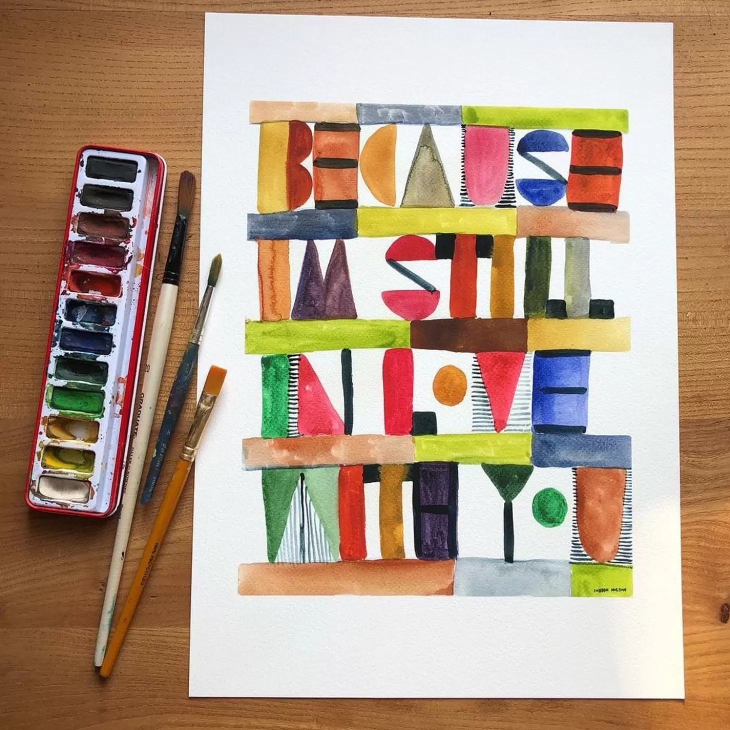 I'M Still In Love With You Print^Donna Wilson Sale