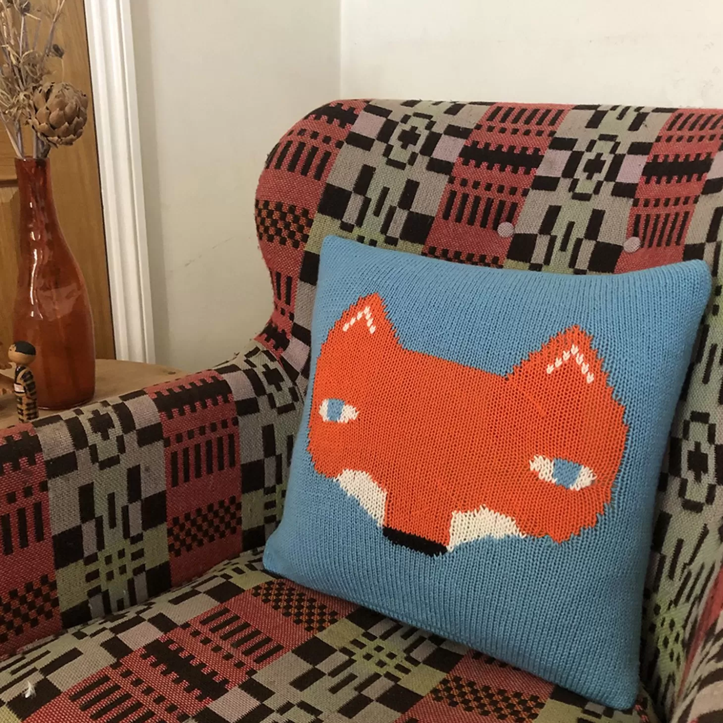 Knit Your Own Fox Cushion - Downloadable Pattern^Donna Wilson Clearance