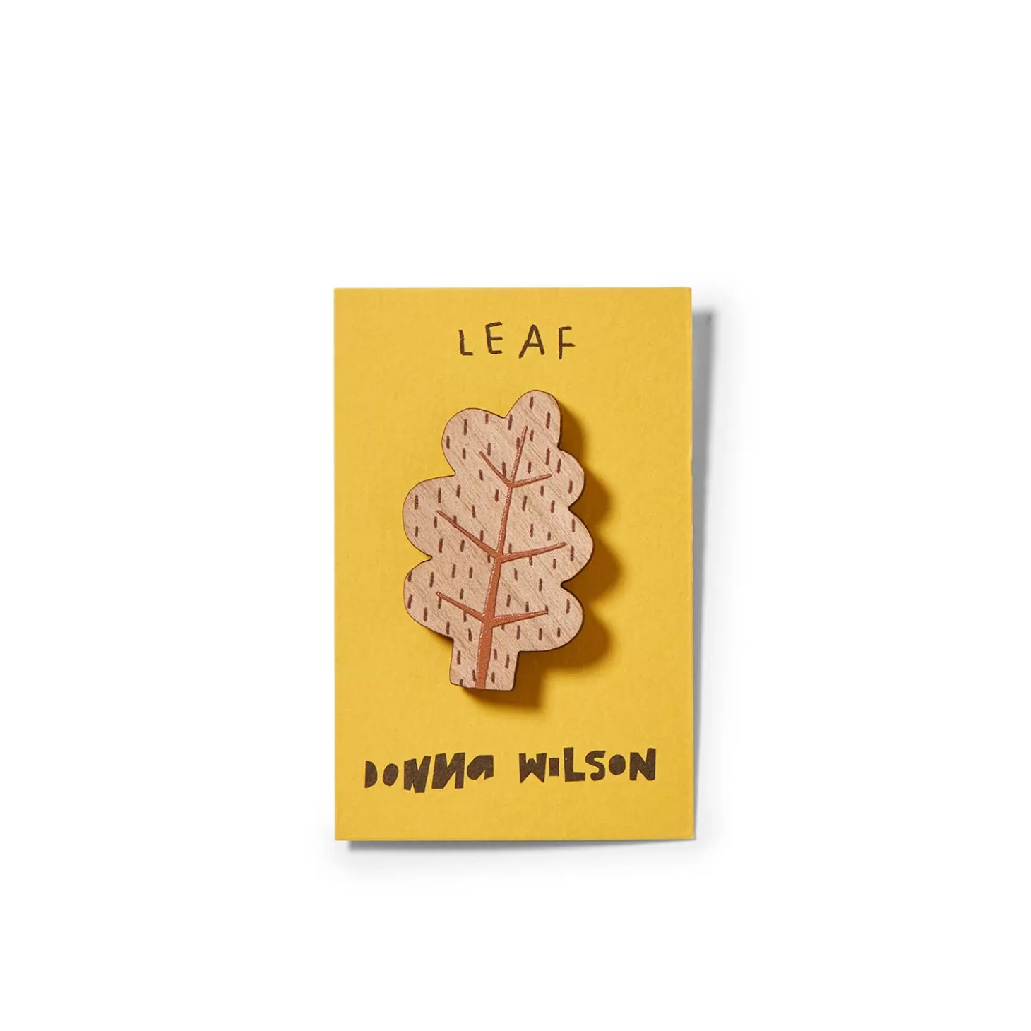 Leaf Pin Badge^Donna Wilson New