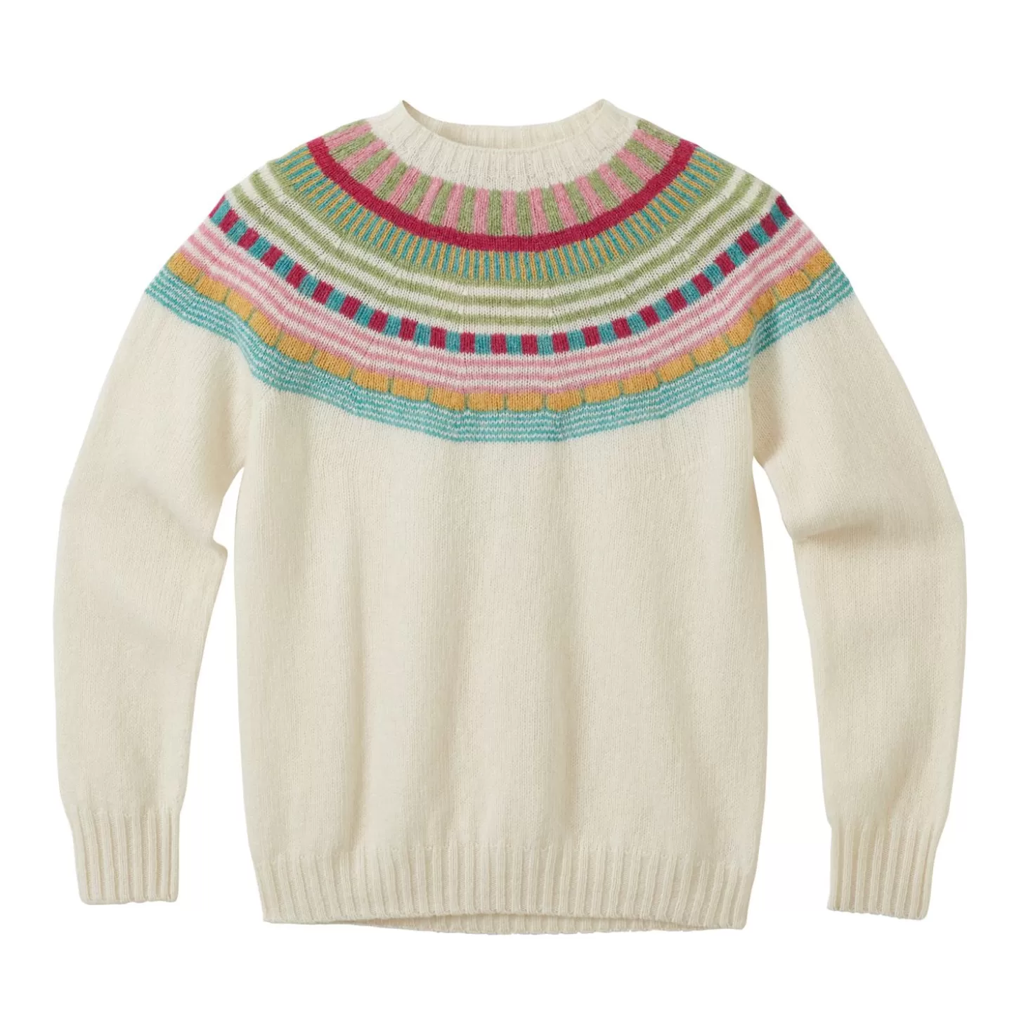 Magic Circle Yoke Sweater - Winter White^Donna Wilson Outlet