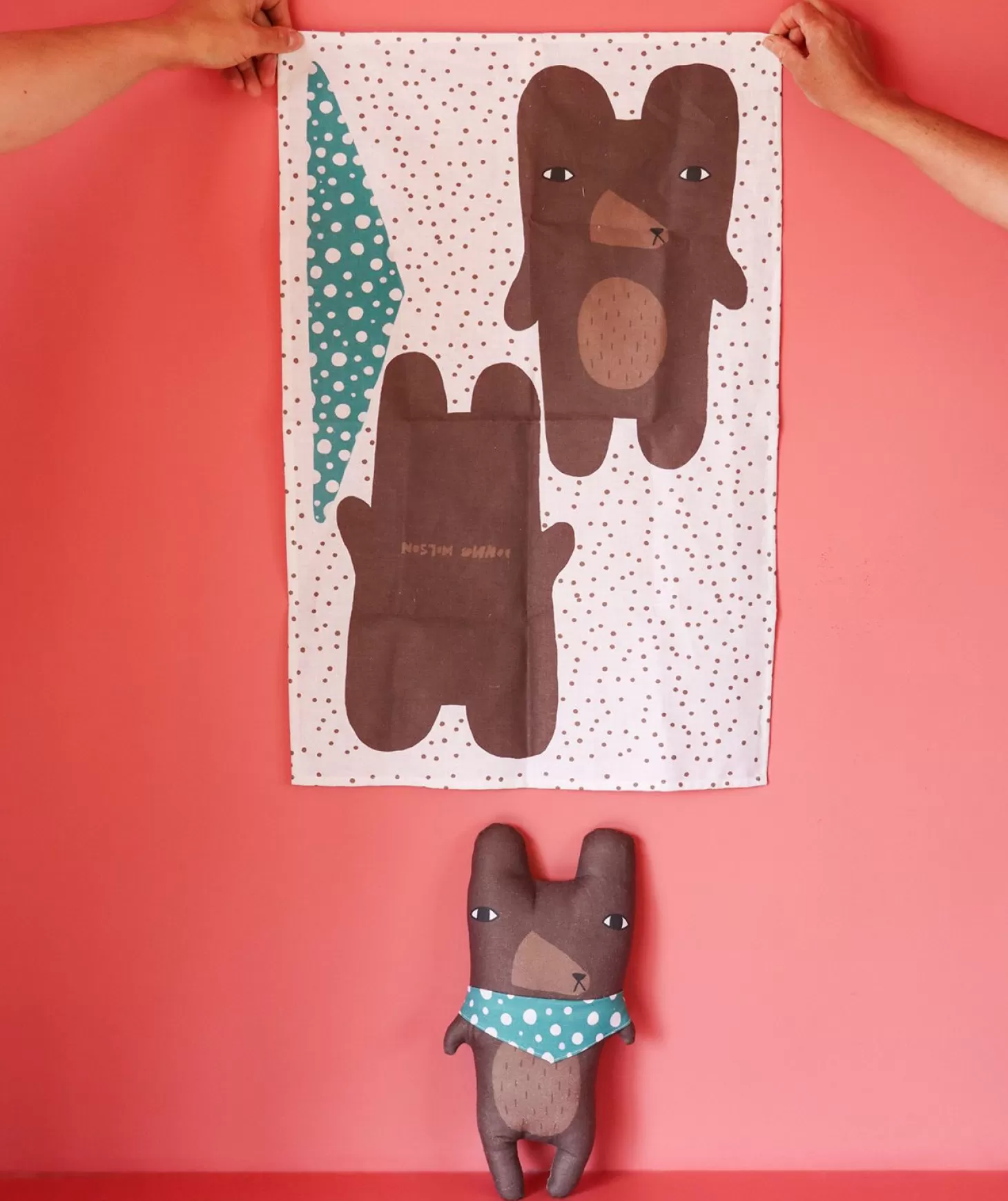 Make Your Own Bear Tea Towel Craft Kit^Donna Wilson Hot