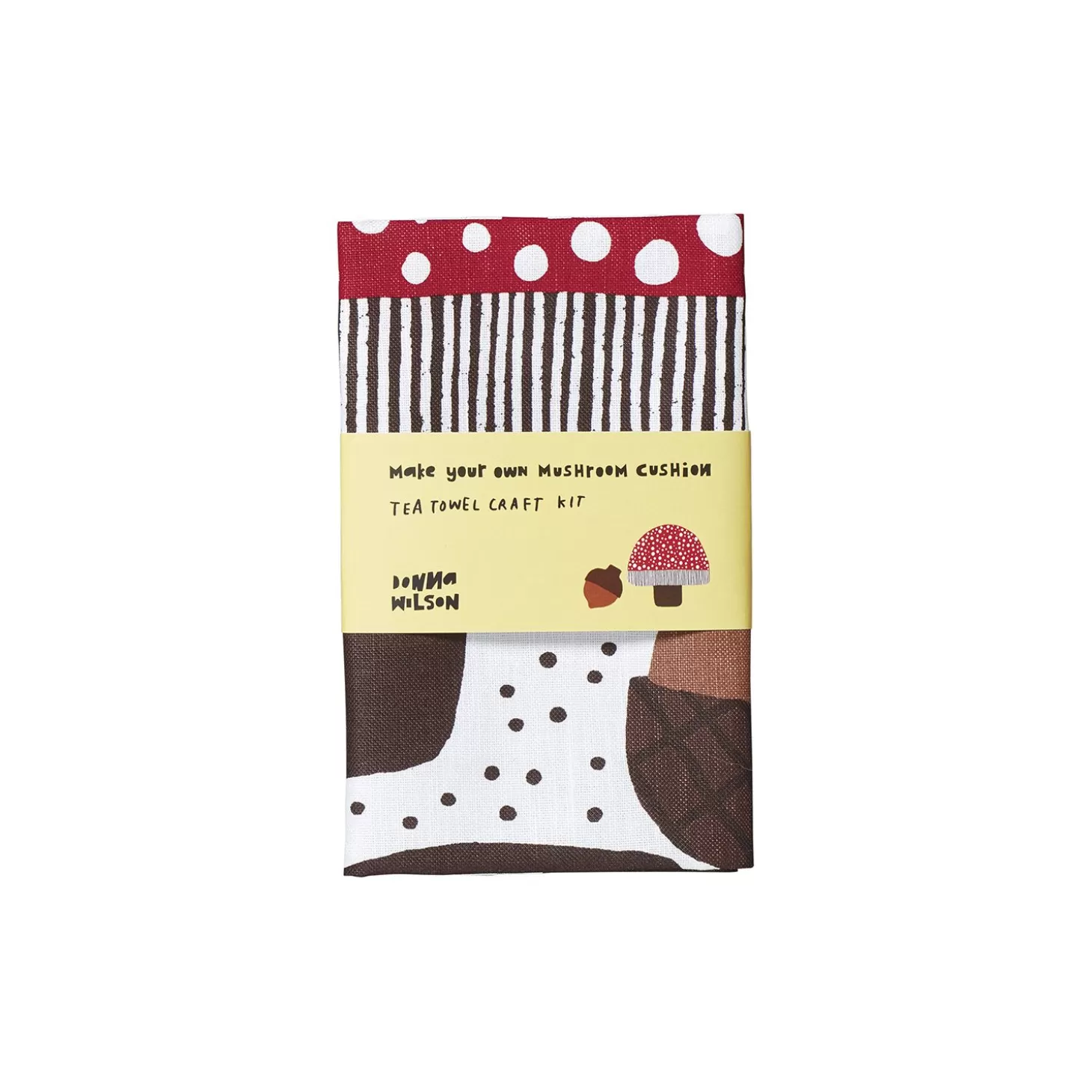 Make Your Own Mushroom Cushion Tea Towel Craft Kit^Donna Wilson Best