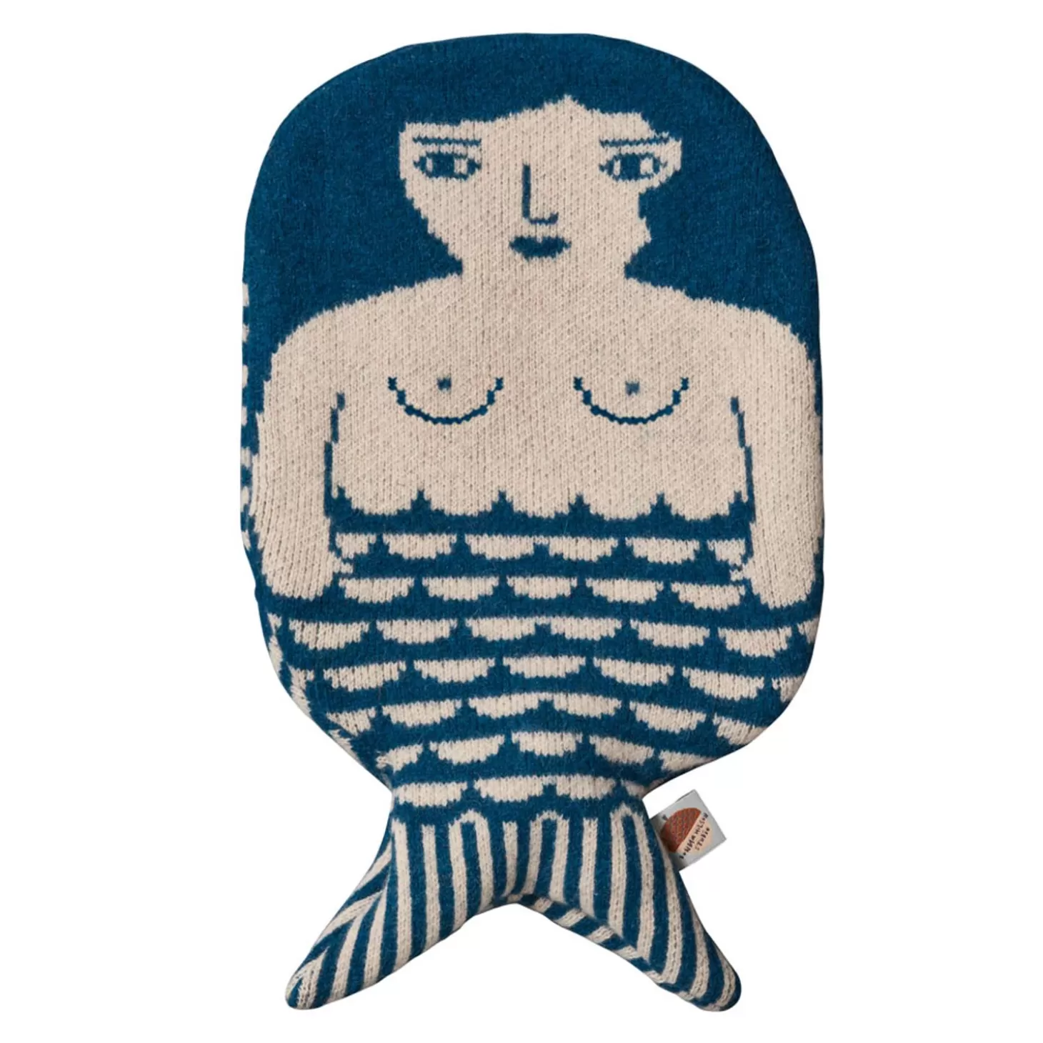 Mermaid Hot Water Bottle - Blue^Donna Wilson Shop