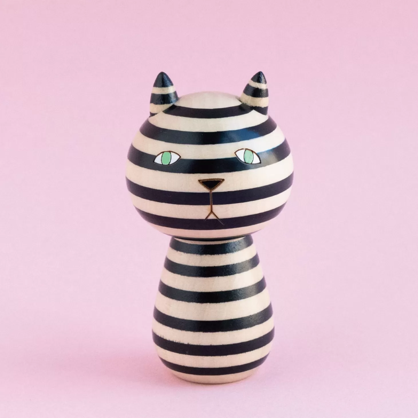 Mono Cat Kokeshi Doll^Donna Wilson New