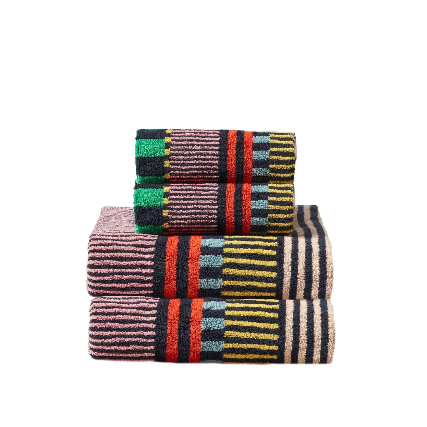 Multi Stripe Hand & Bath Towel Set^Donna Wilson Cheap