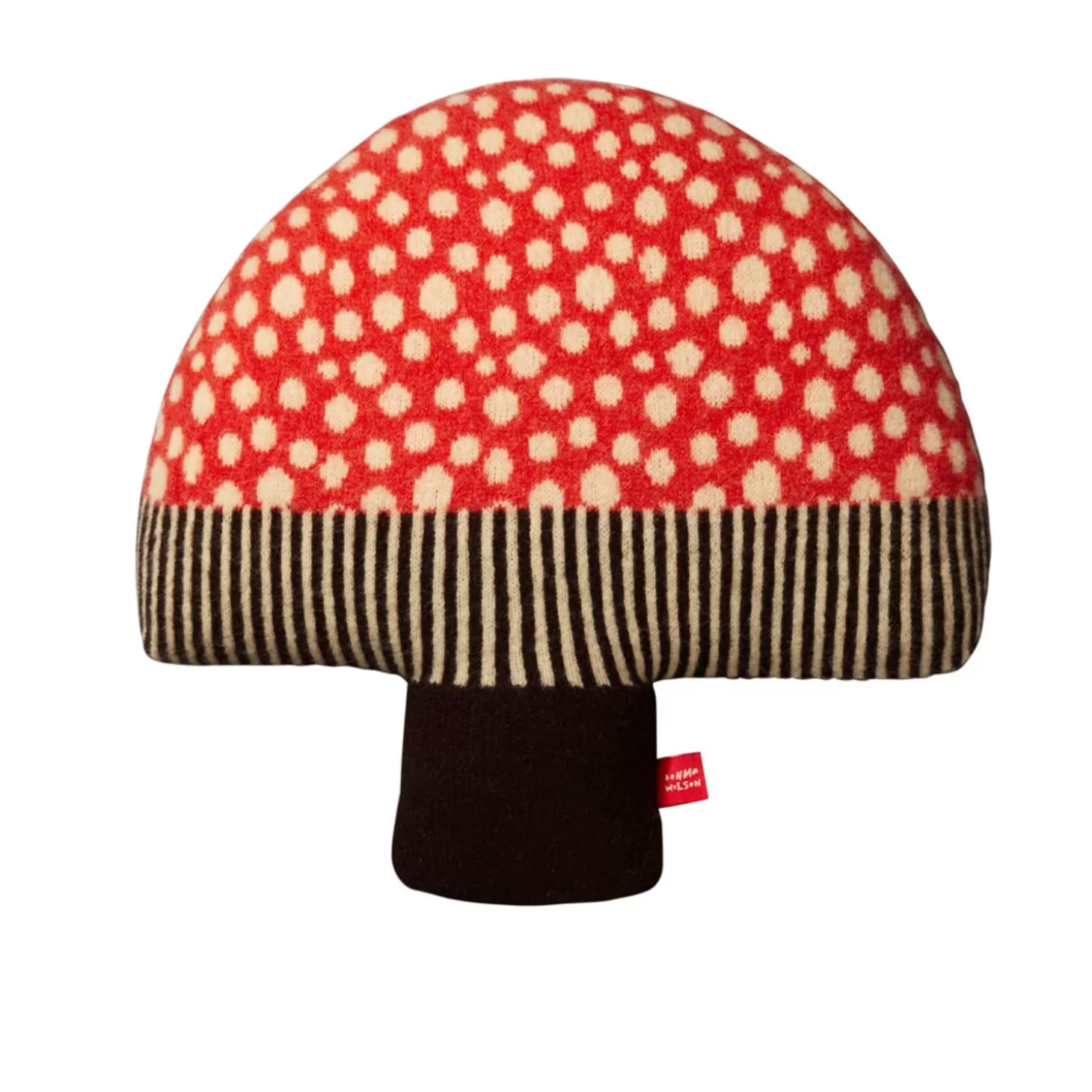 Mushroom Shaped Cushion - Red^Donna Wilson Shop