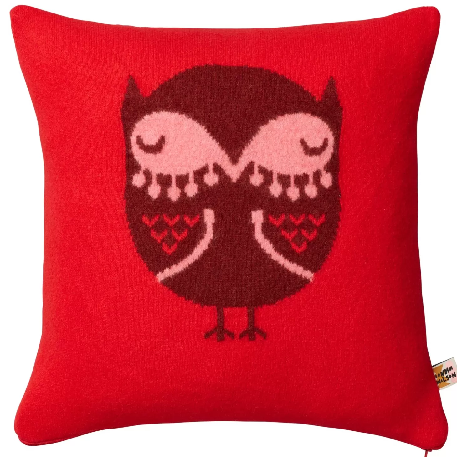 Owl Cushion - Red^Donna Wilson Outlet