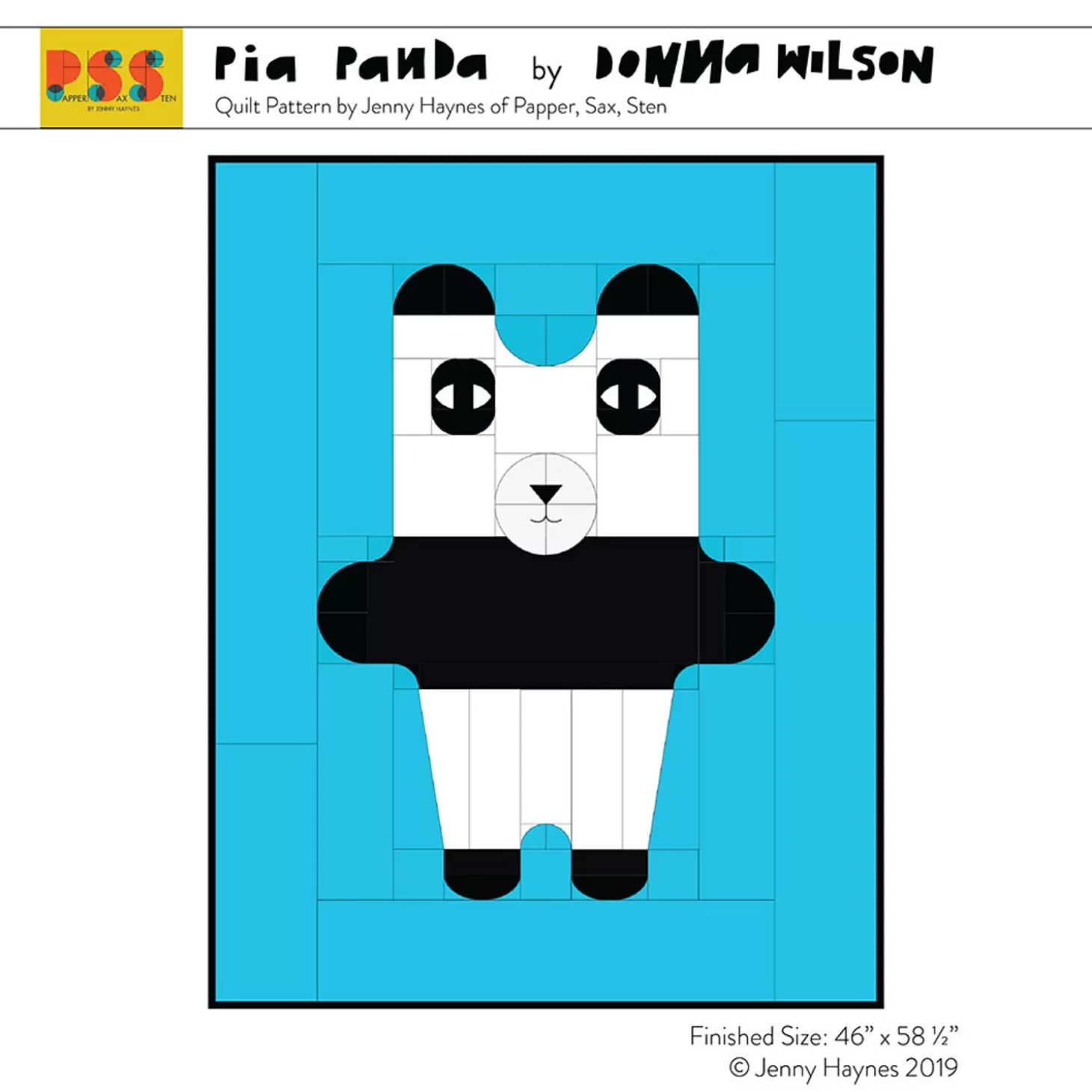 Pia Panda Quilt Downloadable Pattern By Papper, Sax, Sten^Donna Wilson Cheap