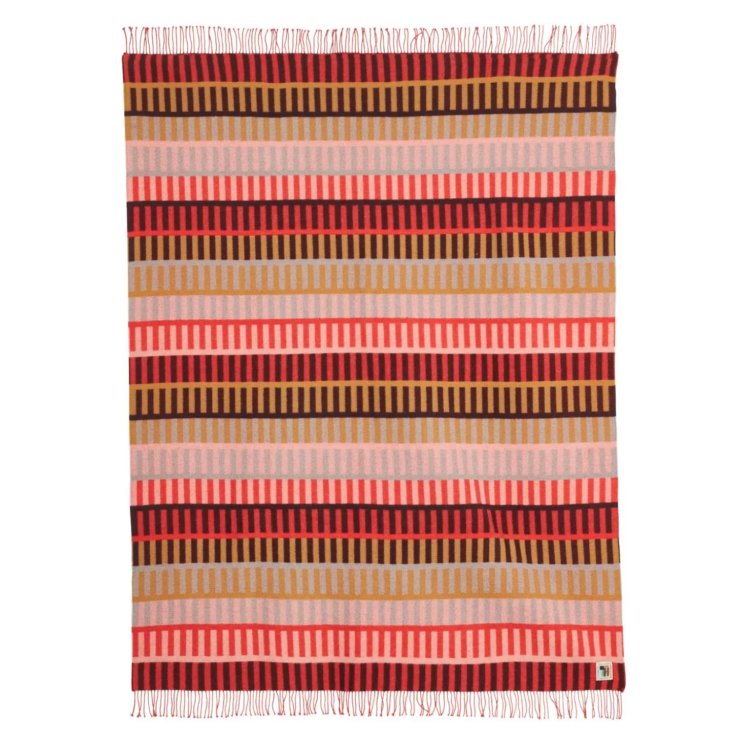 Shiel Lambswool Throw - Red^Donna Wilson Flash Sale