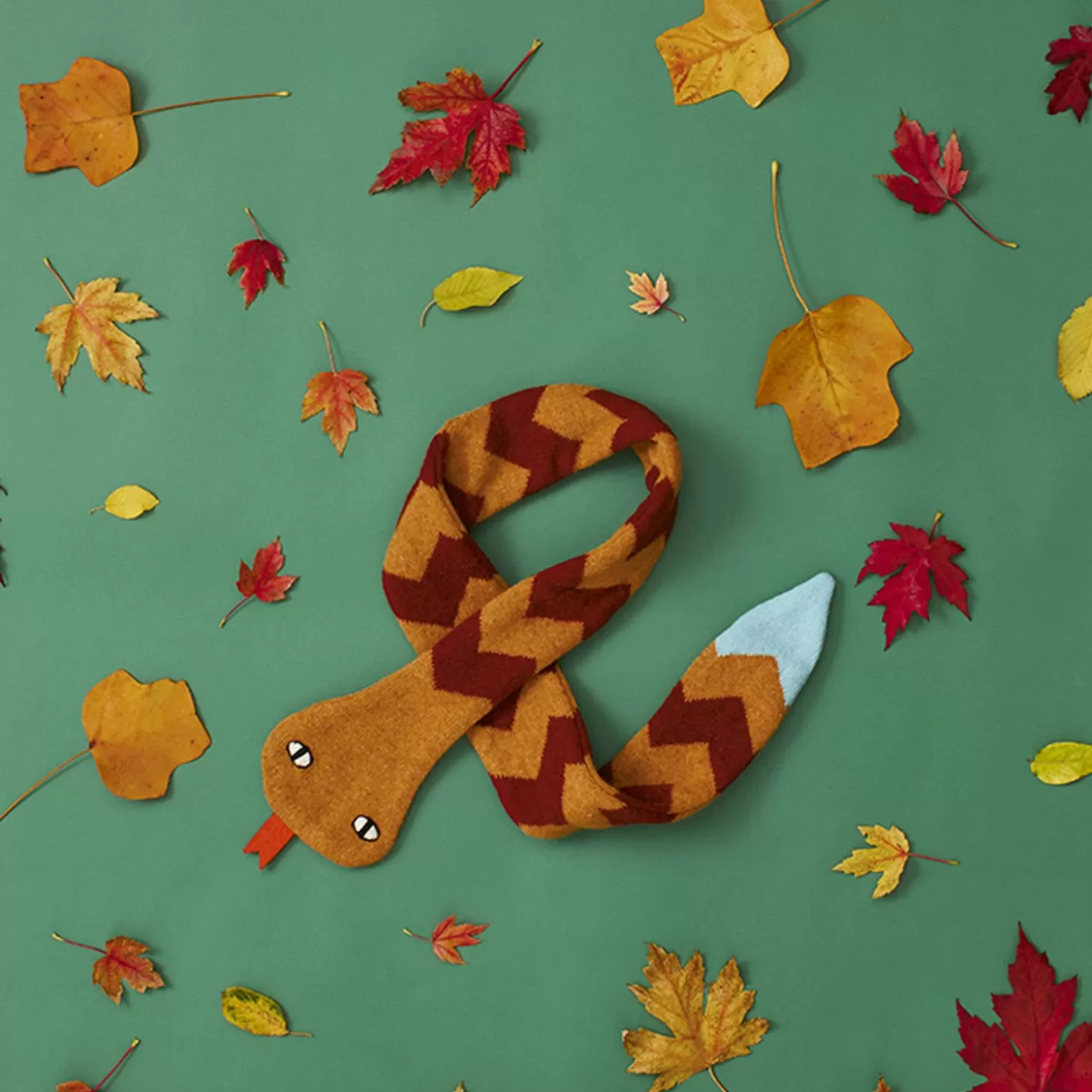 Snake Scarf - Gold & Rust^Donna Wilson Discount