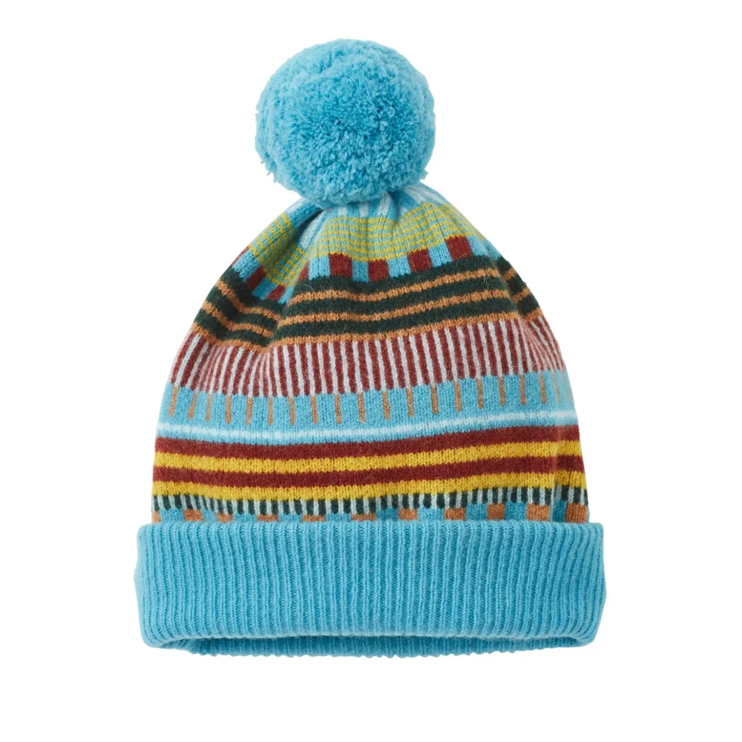 Static Stripe Beanie - Turquoise^Donna Wilson Clearance