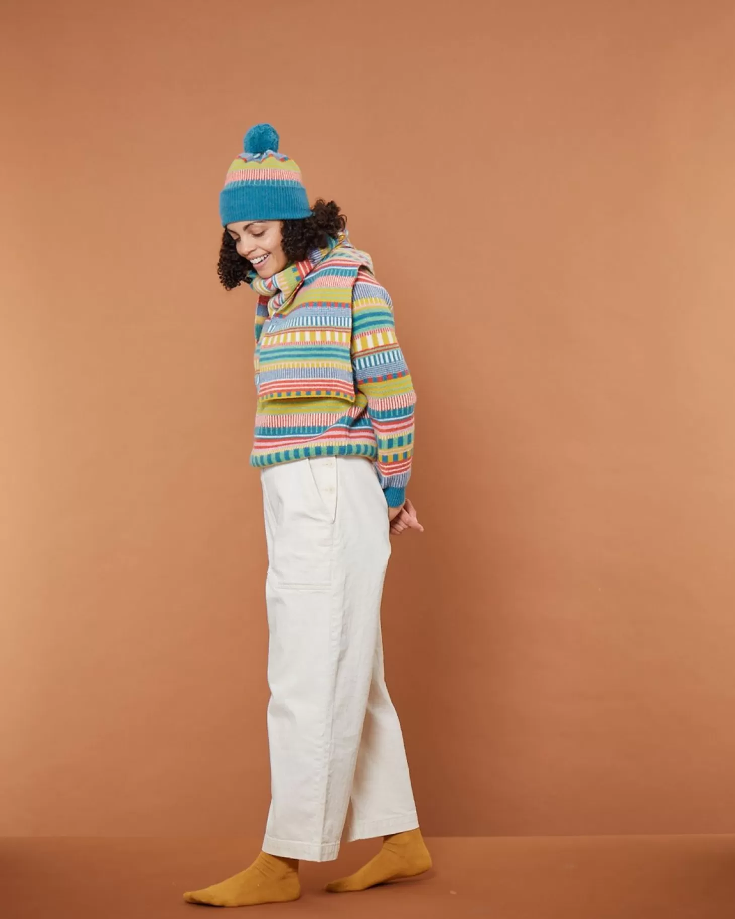 Static Stripe Beanie - Tutti Frutti^Donna Wilson Cheap