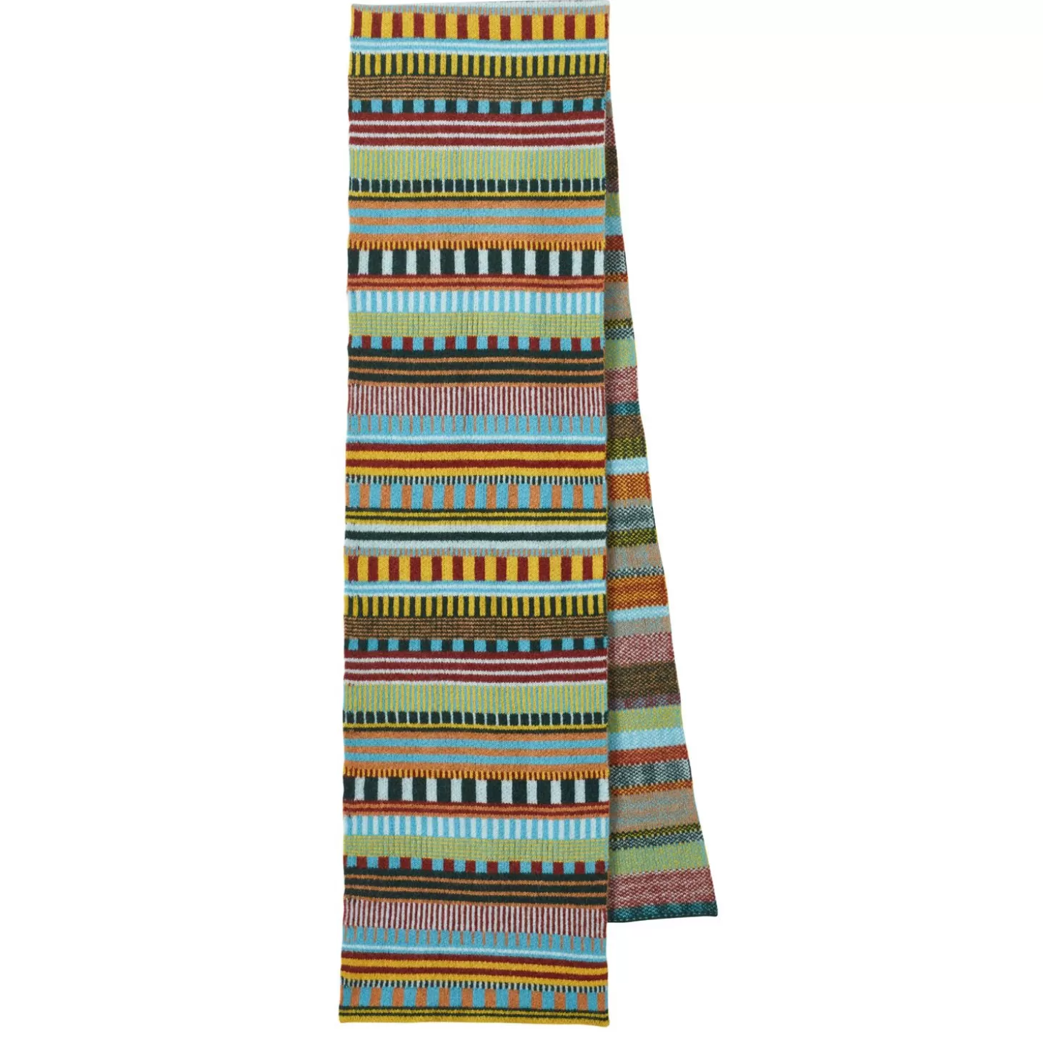 Static Stripe Scarf - Turquoise^Donna Wilson Clearance