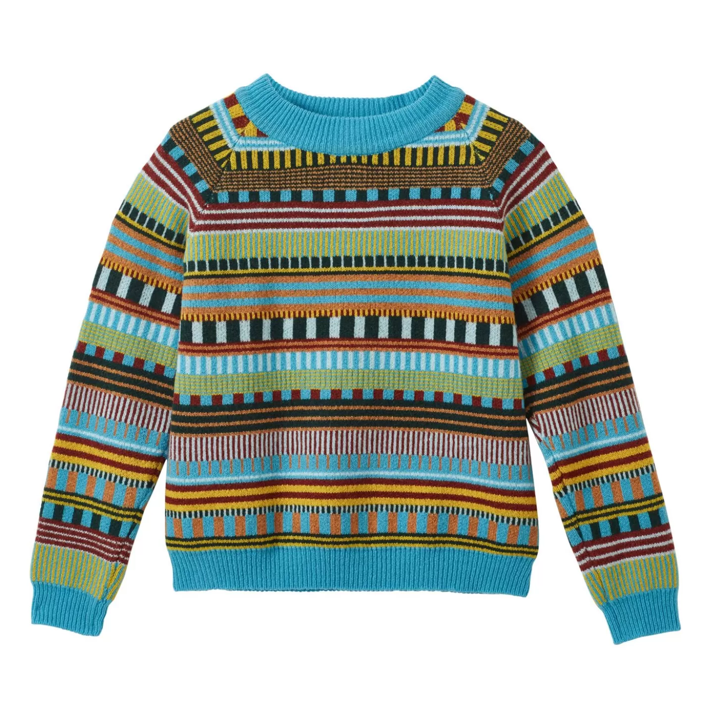 Static Stripe Sweater - Turquoise^Donna Wilson Best